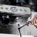 Barista Coffee Machine Cleaning Brush with Long Handle and Replaceable Brush Head