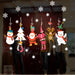 Christmas Decorations Window Glass Static Stickers Home Office Decoration Stickers