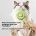 Self-Cleaning Sunflower Pet Comb – Easy Hair Removal Tool for Cats and Dogs