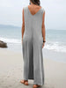 Sleeveless Wide Leg Jumpsuit For Women With Comfortable Fit For Spring And Summer Outfits