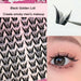 Sunflower Comics Thick Natural Look False Eyelashes in Segmented Layers