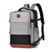 Colorblock Backpack with Multi-Pockets and Adjustable Shoulder Straps