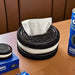 Minimalist Oreo-Inspired Tissue Box for Modern Living Room and Bedroom Decor