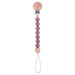 Handmade Beech Wood Pacifier Clip with Anti-Drop Soothing Chain