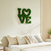 Love Letter Moss Wall Art – Natural Greenery Wall Decor