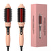 2-in-1 Infrared Hair Straightening and Curling Comb with Electric Heating