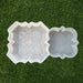 Durable Plastic Cement Tile Mold for Garden Pathway and Decorative Bricks