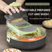 Multifunctional Vegetable Cutter Wiper Shredder Grater Kitchen Tool