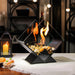 Desktop Alcohol Fireplace Real Fire Portable Diamond-Shaped Heating Unit
