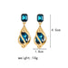 Light Luxury Creative Fashionable Emerald Women's Earrings Jewelry