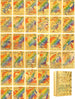 55 Gold Foil Pokémon Cards Football Cards Collection for Battle and Display