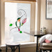Vibrant Bird-Themed Wallpaper – Artistic Home Décor Sticker