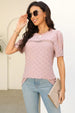 Patchwork Round Neck Pullover T-Shirt With Simple And Modern Aesthetic