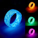 Luminous Crack Resin Rings - Unisex Trendy Geometry Pattern for Cool Style
