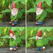 Garden Gnome Holding Tree And Peeing Funny Resin Crafts Pastoral Ornaments