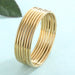 Smooth Multi-Layer Circular Bangle – 3mm Bracelet for Women’s Jewelry
