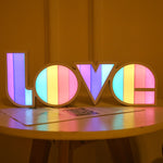 LED Love String Lights - Valentine’s Day Decorative Lights with Romantic Designs