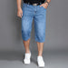 Oversized Denim Shorts – High-Waisted Stretch Jeans for Men in Summer