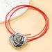 Flower Necklace Women's Extra Long Vintage Alloy Necklace Jewelry
