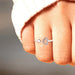 Sterling Silver Inlaid Zircon Heart Open Ring for Women – Romantic Adjustable Style