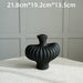 High-End Plastic Art Vase With Ceramic Look Perfect For Living Room And Desktop Decor