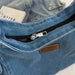 Denim Shoulder Bag with Adjustable Strap – Casual Everyday Carryall