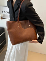 Medium PU Leather Shoulder Bag for Women – Sleek Everyday Handbag Design