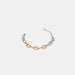 18K Gold-Plated Stainless Steel Chain Bracelet for Women