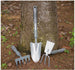 Planting Tools Home Gardening Flower Shovel Planting Small Shovel Silver Three-Piece Set