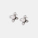 Synthetic Pearl Flower Earrings – Titanium Steel Design for Women