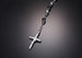 Jesus Cross Pendant Necklace - Religious Jewelry with Bead Chain