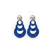 Simple Solid Color Women's Fashion Geometric Pearl Earrings Jewelry