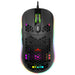 Hollow Hole RGB Gaming Mouse with Luminous LED Light for Office & PC Use