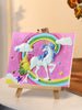 Relief Unicorn DIY 3D Oil Painting Kit for Kids and Adults Home Art Craft