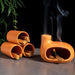 Ceramic Incense Burner with Palo Santo and Sage for Relaxation Aromatherapy