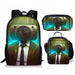 3PC-SET Toilet Man Backpack Primary Secondary School Teenage Peripheral Schoolbags