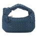 Woven Designer Handbag - Fashionable Cowhorn Knotted Bag for Stylish Carrying