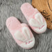Women’s Round Toe Slippers with Rabbit Ear Detail – Cute Indoor Footwear