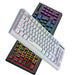 Wireless RGB Backlit 87-Key Keyboard 2.4G Film Keyboard for Gaming Use