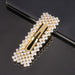 Women's Hairpin Set Combination Pearl Geometric Hair Clip Set
