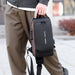 Waterproof Anti-Theft Sling Bag with USB and Password Lock for Men