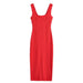 Solid Color Sleeveless Camisole Midi Dress for Effortless Style