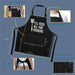 Waterproof and Oil-Resistant Solid Color Apron for Kitchen Use