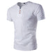 Linen Short Sleeve T-Shirt Men's Hedge Wind Menswear Hemp Material Clothes