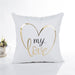 Cushion Cover – Gold Linen Cotton Soft Decorative Sofa Pillowcase
