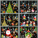 Christmas Decorations Window Glass Static Stickers Home Office Decoration Stickers