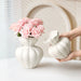 White Ceramic Vintage Vase For Living Room Or Desktop Home Décor