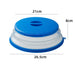 Folding Cover With Hooks Microwave Heating Multifunctional Silicone Fresh-Keeping Cover