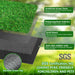 5x8FT Outdoor Artificial Grass Rug with 1.38-Inch Thick Realistic Pile