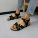 Open Toe Buckle Strap Sandals for Women – Casual Flat Summer Style For Women